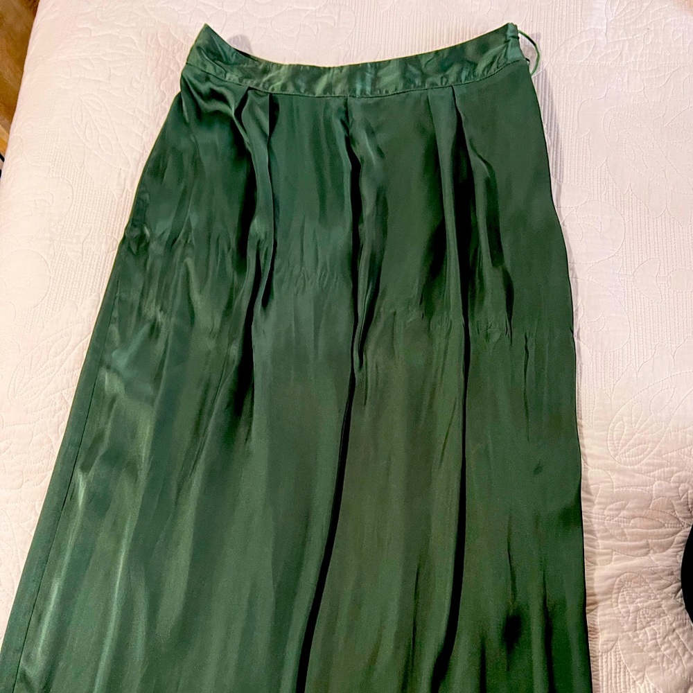 Satin highwaisted pant